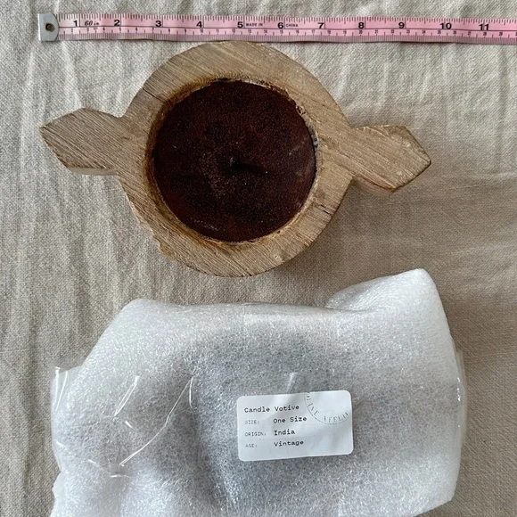 OLIVE ATELIER 2 VINTAGE VOTIVE HOLDERS